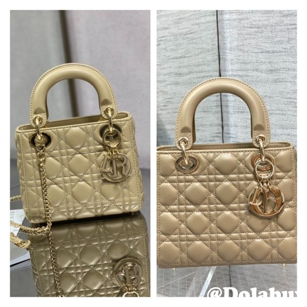 Designer DIOR LADY 17/20CM BAG LAMBSKIN