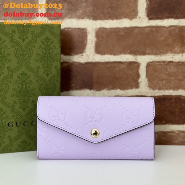 Perfect Best Gucci Copy 1:1 Mirror 772791 GG Continental Wallet