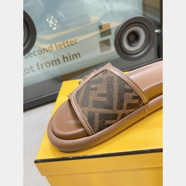 Duplicate Fendi Reflections Knockoff Sandals Shoes On Sale