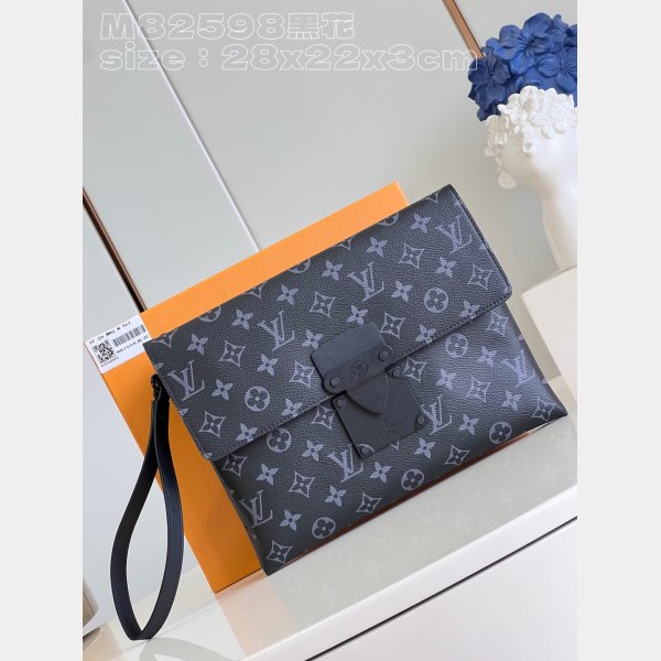 Designer M82598 Pochette S-Lock Monogram Eclipse Louis Vuitton Bag