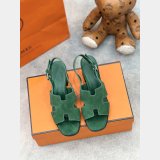 Eternite Slingback Sandals Luxury Hermes Wholesales Shoes