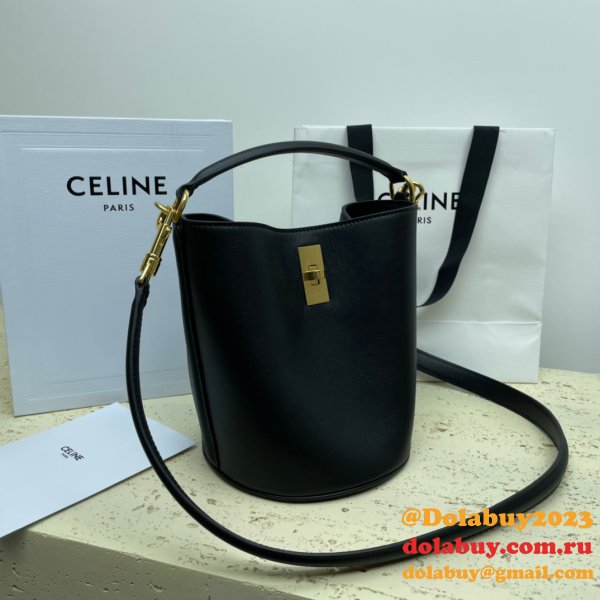 UK Celine Perfect Perfect Quality Teen Bucket Triomphe Bag