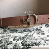 High Quality Christian Dior AAA Belts red/black/brown 30mm 1:1 Mirror