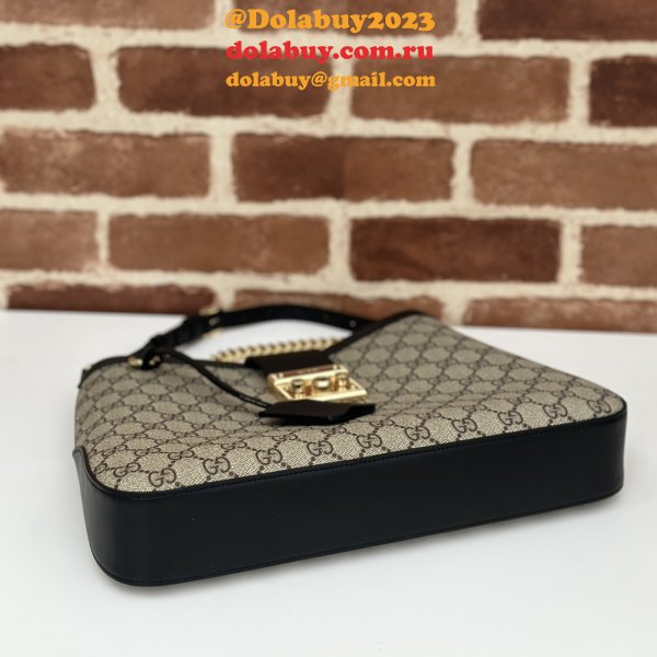 Chain Luxury Best 795113 Gucci Padlock GG 1:1 Mirrors Shoulder Bag