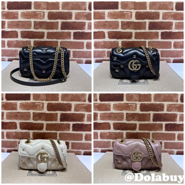 GG Marmont Matelassé 446744 Wholesale Gucci Inspireds Bag