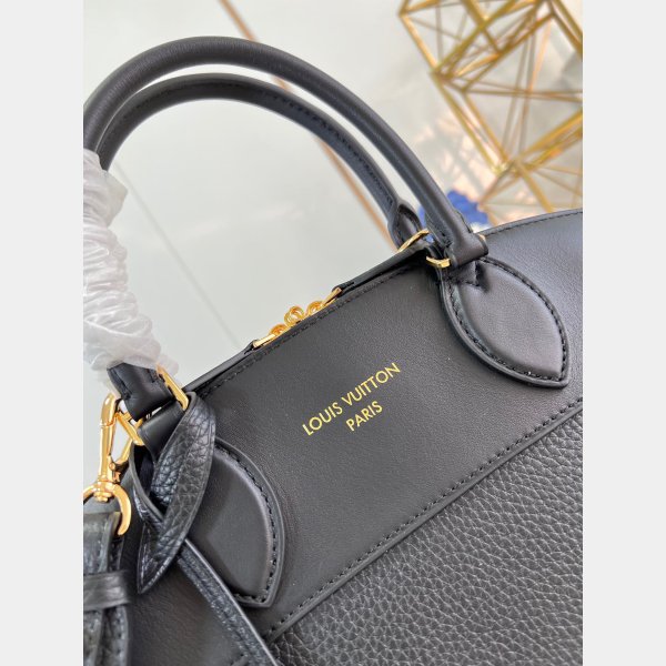 Luxury Latest Designs From Louis Vuitton Lock It M22914 Black Bag