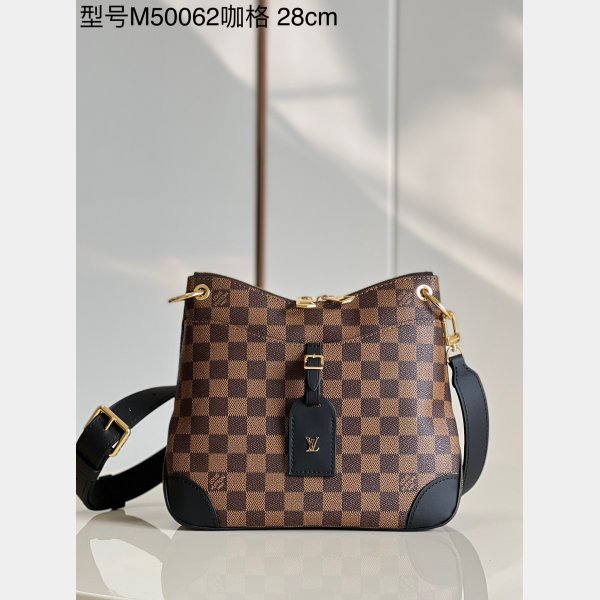 Duplicate Louis Vuitton Wholesale N50062/M45355 Odéon MM Monogram Coffee Plaid