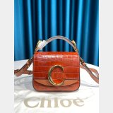 Designer Chloé AAA+ 6030 C Bag In Embossed Croco Effect