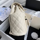 Knockoff AS1371 White/Black High Quality Backpack Bag 21.5