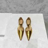 Bottega Veneta Copy Flat Pointed Toe Sandals Shoes