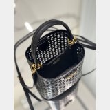 7 Star Prada Saffiano hollow basket women bag