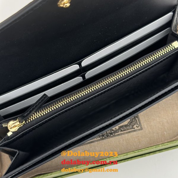 Perfect Best Gucci Copy 1:1 Mirror 772791 GG Continental Wallet