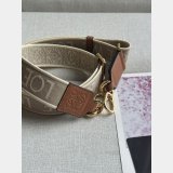 Luxury Loewe Anagram double-sided embroidered shoulder strap