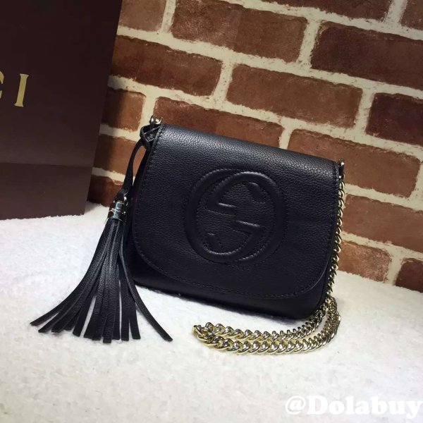 High Quality bag Gucci AAA+ Soho 323190 Leather Disco Chain Shoulder Bag