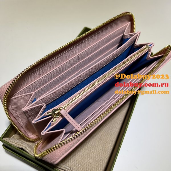 Zip Around Wallet 1:1 Mirror Gucci Script 772642 Duplicate Bag