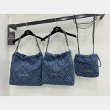 Wholesale CHANEL 22 denim bag AS3260