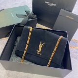 Top Quality SAINT LAURENT KATE REVERSIBLE MEDIUM BAG 553804