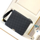 Louis Vuitton Wholesale District MM Damier Graphite Canvas N40350 Greys