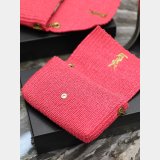 Designer Copy Saint Laurent Kate Clutch 553804 Rose Bag