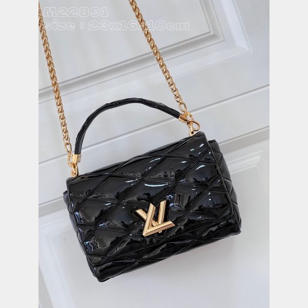 Black M22891 GO-14 MM Malletage Outlet Louis Vuitton High Quality bag Bag