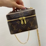 Louis Vuitton Nice Nano Monogram M44936 Brown Fashion