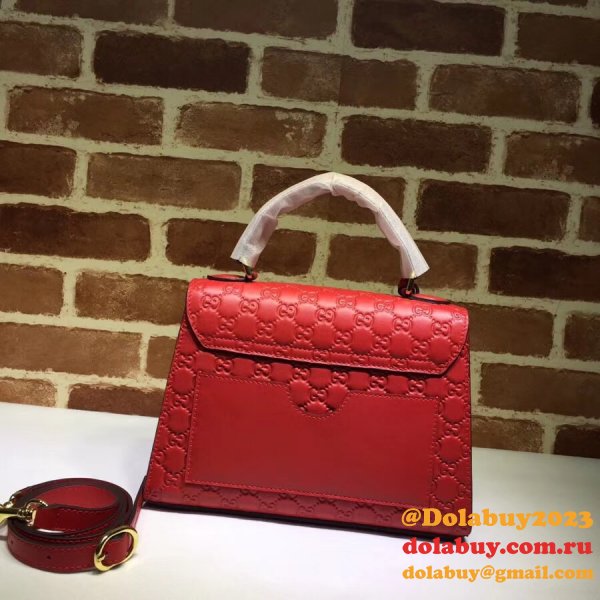 Copy Gucci Best GG Supreme Padlock Small Top Handle 453188 Bag