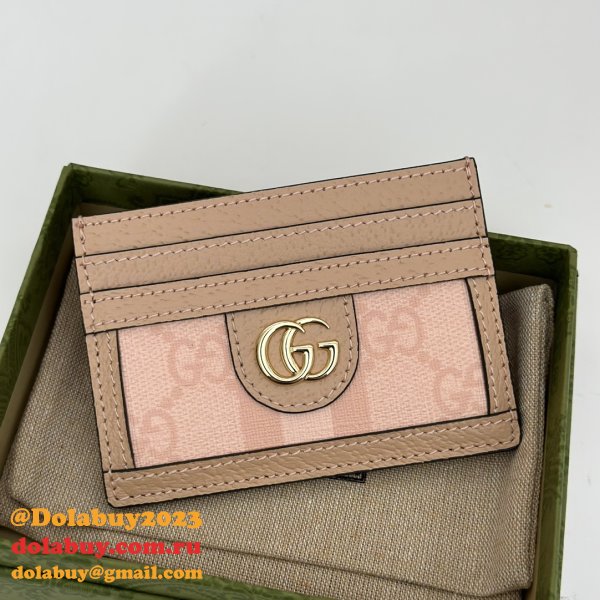 GG Supreme Ophidia Duplicate Card Case 523159 Knockoff Gucci Bag