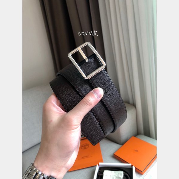 Share Fashion Hermes H Belt Reversible Leather 32mm Online