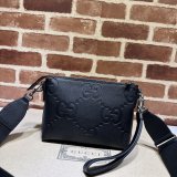 Black Jumbo GG Gucci Knockoff Messenger Men 761747 Designer Bag