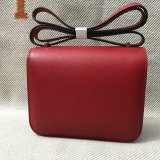 Hermes Constance Bag 18cm Epsom Leather Red UK