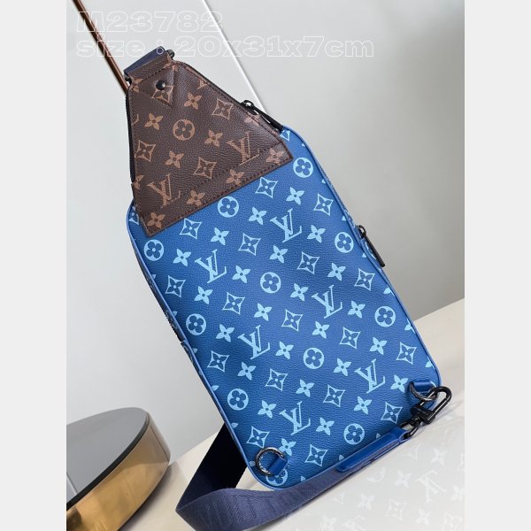 Avenue Slingbag Blue M23782 Designer Louis Vuitton Replica