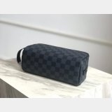 1:1 Mirror Louis Vuitton Washbag Damier Cobalt Canvas N50000