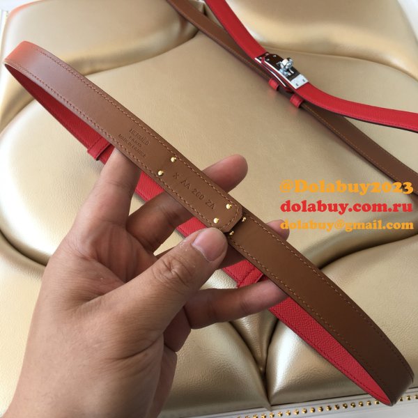 Inspired hottest selling hermes kelly thin belt 17mm