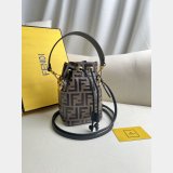 Knockoff Wholesale Fendi Mon Tresor FF small BUCKET BAG