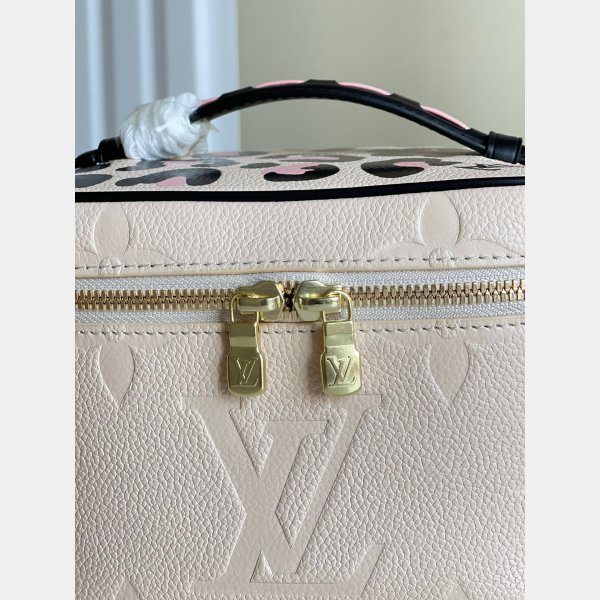 Louis Vuittons Replica Nice Monogram Empreinte Leather M45850 Beige