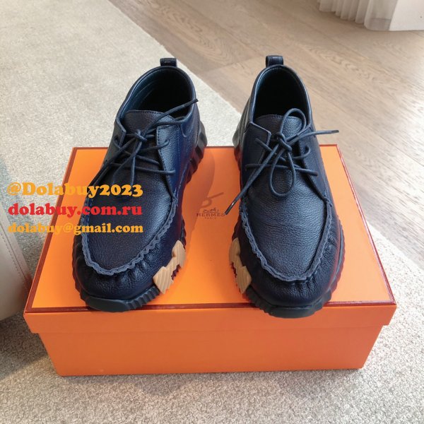 Wholesale hermes men Bouncing leather sneaker