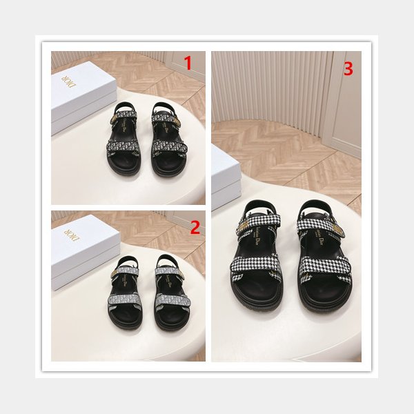 Cheap classical print Dioract Sandal
