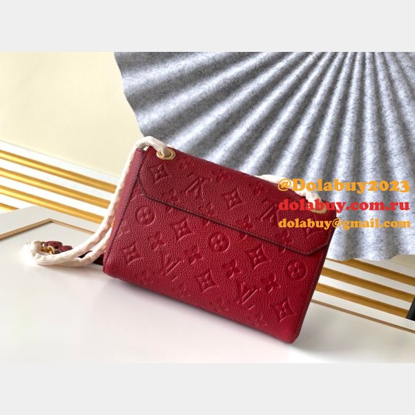 Louis Vuitton Wholesale Vavin BB M44553 Red Monogram Empreinte Leather