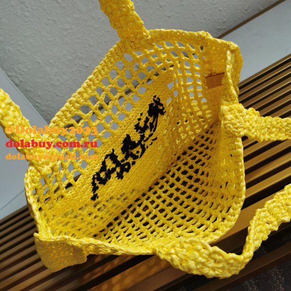 Top Quality PRADA Raffia tote bag Luxury