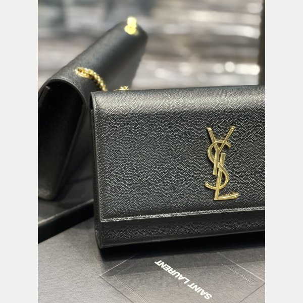 YSL Wholesale 364021 Original Caviar Leather Shoulder Fake Bag