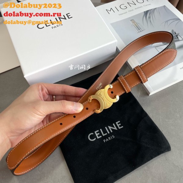 Top Quality Celine 18MM Fake belts from china