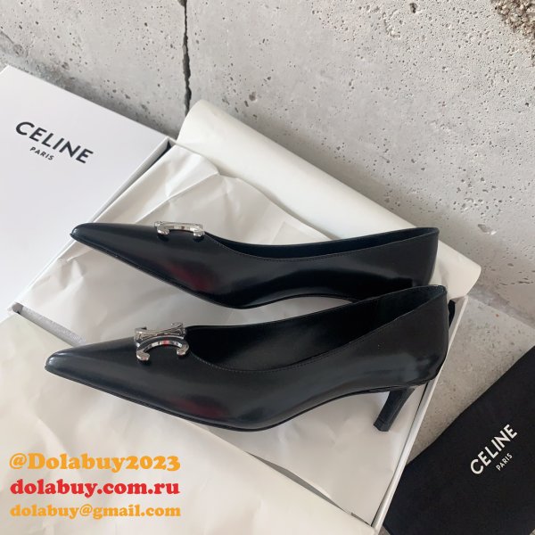 High Quality 1:1 Mirror Celine high heel shoes