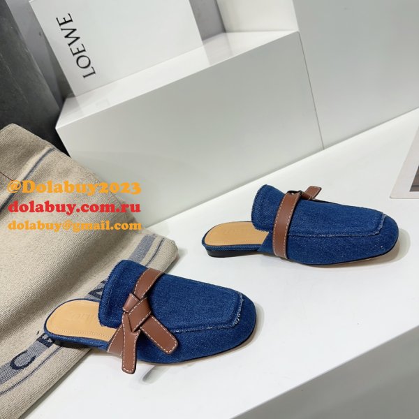 Loewe Cheap Gate Mule Slippers High Quality Shoes