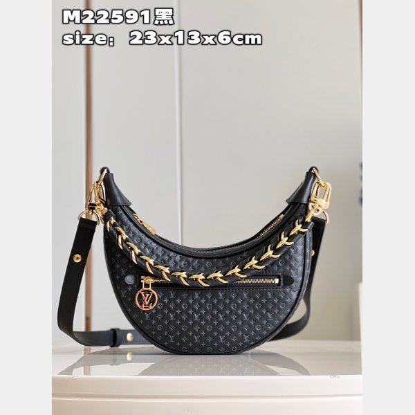 AAA Louis Vuitton Loop H27 M22591 Women Black UKs Handbag