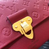 Knockoff Louis Vuitton Monogram Empreinte Leather Vavin PM M43931 Wine Red Bag