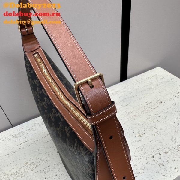 1:1 Mirror Heloise Cuir Triomphe 114712 Tan Replica Celine Bag