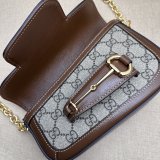 Horsebit Shoulder Gucci Perfect 1955 774209 Wholesale Brown Bag