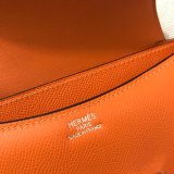 Hermes Constance Bag 18cm Epsom Leather Orange Luxury