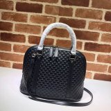 7 Star Gucci Copy Leather Convertible Micro GG Dome 449663 Bag