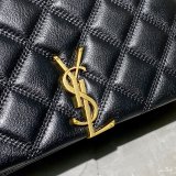 Duplicates Saint Laurent Becky Large chain bag in quilted lambskin